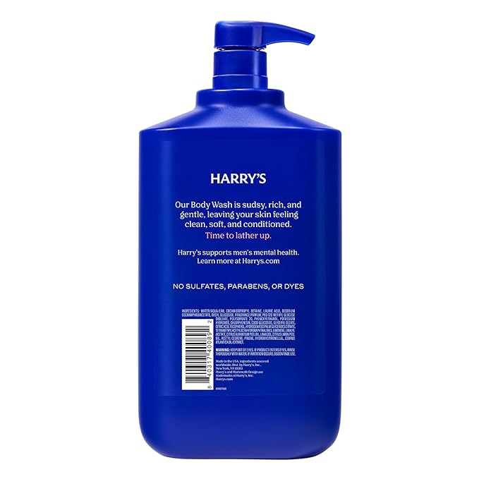 Harry's Men's Body Wash - Fig - 30 fl oz - Shower Gel for Men - No Parabens, Sulfates, or Dyes
