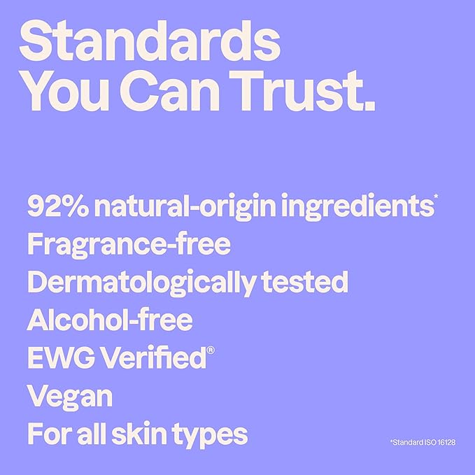 ATTITUDE Revitalizing Cleansing Gel, Gentle Face Wash with Betaine & Niacinamide for Radiant, Healthy-Looking Skin, EWG Verified, Vegan, Unscented, 3.4 Fl Oz
