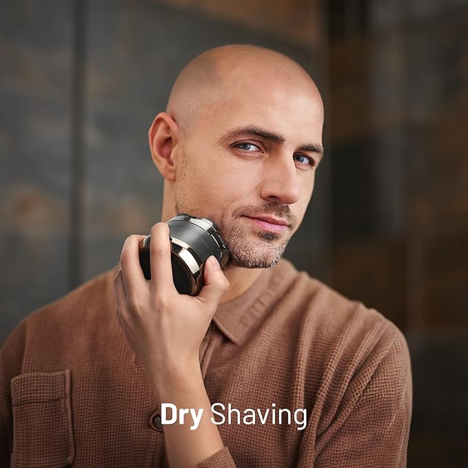 Head Shaver for Bald Men: 7D Electric Bald Razor -Wet Dry Shaving - Professional Grooming Kit for Balder with Type-C Charge - Detachable Head Shavers for Scalp/Face/Beard