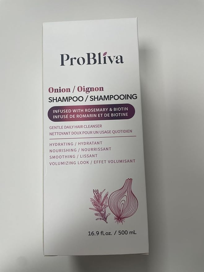 Onion & Rosemary Hair Growth Shampoo: Biotin Infused Shampoo for Hair Loss and Thinning Hair - Promotes Healthier, Thicker and Stronger Hair for Women and Men (16.9 Fl Oz (Pack of 2))
