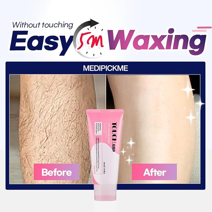 Touch-Up Painless Hair Removal Gel for Bikini Area - All Skin Types Treatment for Women & Men, 150ml