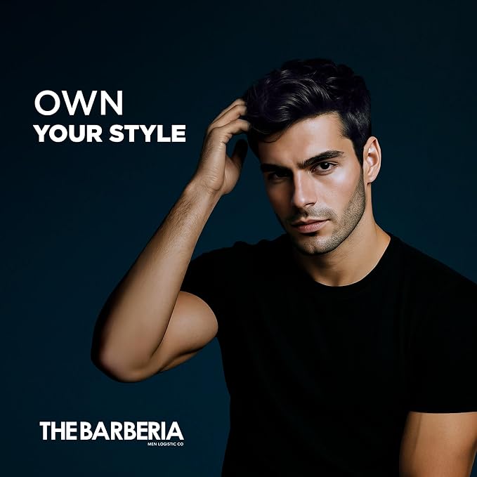 THE BARBERIA Shaving Gel for Men, Clear Precision Shave Gel, Aloe Vera & Turmeric, Alcohol Free, Sensitive Skin Formula, 5 fl oz