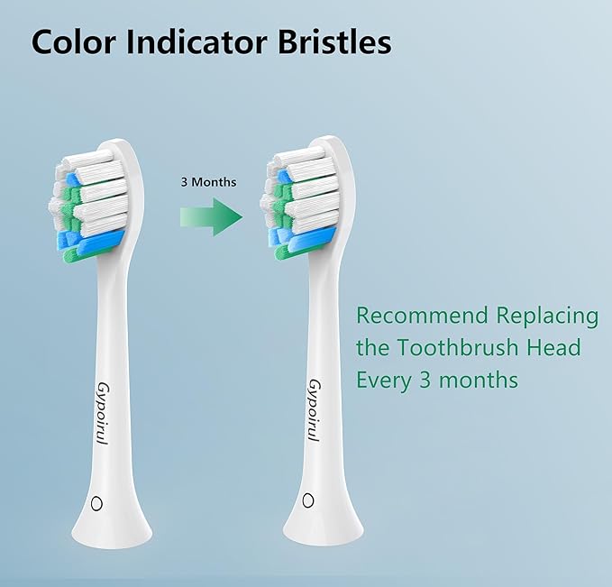 Toothbrush Replacement Heads Compatible with Philips Sonicare Replacement Heads, Electric Brush Head for 4100 5100 6100 9023 W Optimal Plaque Control 10 Pack,