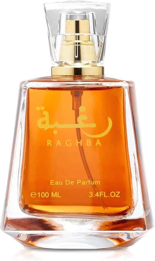 Lattafa Raghba 2-piece Set for Unisex (3.4 Oz Eau de Parfum Spray + 1.7 Oz Perfumed Deodorant Spray)