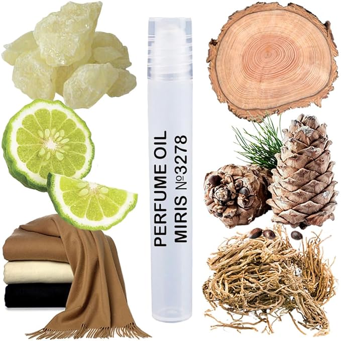 MIRIS No. 3278, Inspired by Di Homme 2020, Long-Lasting Perfume Oil for Men Roll-On, Rollerball 0.34 Fl Oz / 10 ml