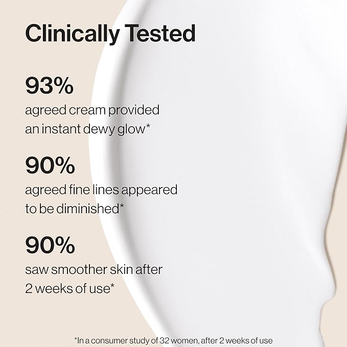Honest Beauty Mini Hydrogel Cream with Hyaluronic Acid, Lightweight Moisturizing Water Gentle for Sensitive Skin, Fragrance-Free, Vegan, Travel Size, .57 fl oz