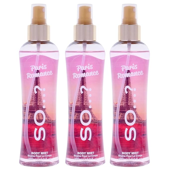Paris Romance Body Mist by So…? for Women - 6.9 oz Body Mist - Pack of 3