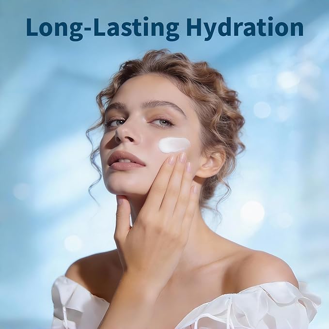 Daily Facial Moisturizer Cream, Formulated Without Common Irritants for Those with Sensitive Skin, Squalane & Hyaluronic Acid, Moisture Barrier Repair, Long Lasting Hydration