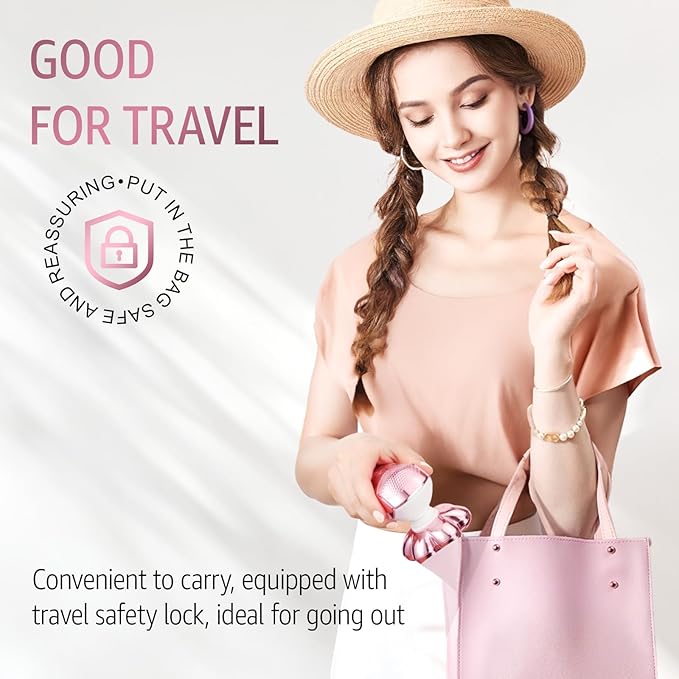 SHPAVVER Electric Razors for Women Legs: Rechargeable Body Shaver - Waterproof Wet Dry Shaver for Women Lady Face Underarms Pubic (Little Pink)