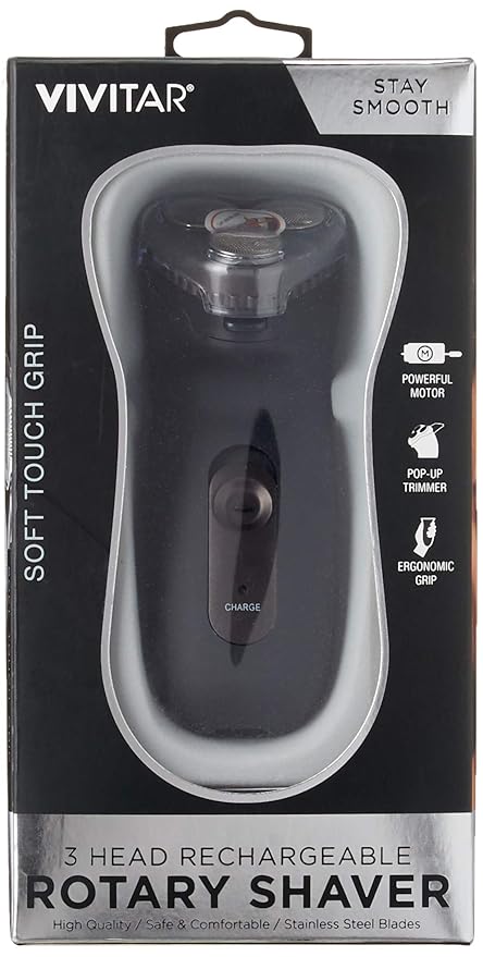 VIVITAR PG-V002 RotaryThree 3-Head Rotary Shaver