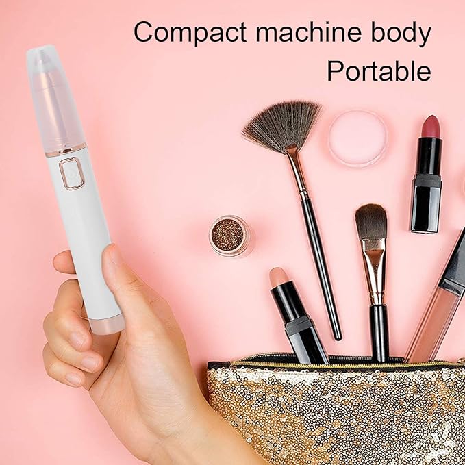 Milltrip Eyebrow Trimmer for Women, Professional Electric Eyebrow Trimmer Portable Eyebrow Shaver Removal Machine (Battery Type)