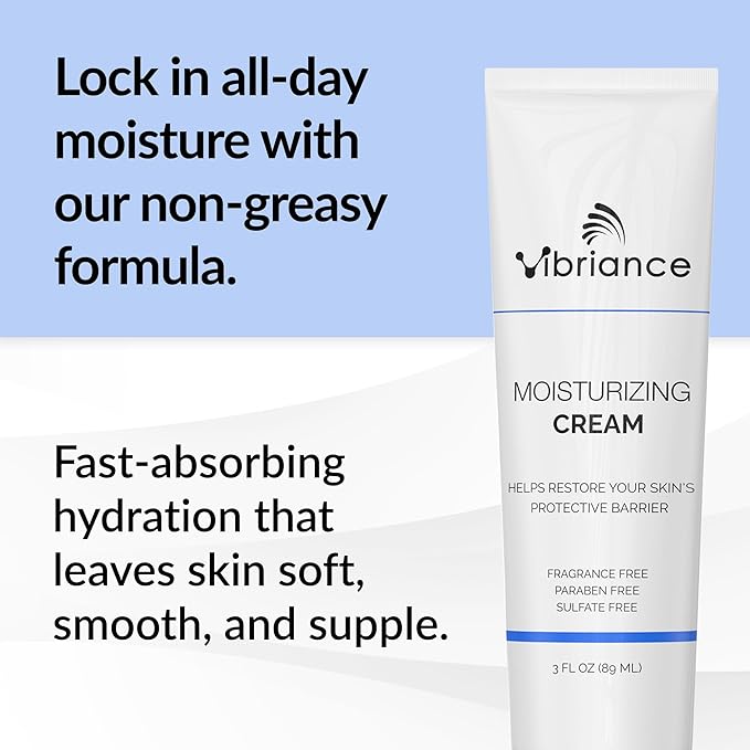 Vibriance Moisturizing Cream | Anti Aging Moisturizer for Face with Squalane, Niacinamide | Moisturizer for Aging Skin | Day/Night Face Cream for Older Women 60 Plus