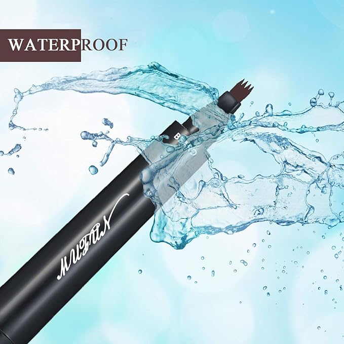 Beard Pencil Filler for Men - Sweat Proof, Water Resistance, Long Lasting & Natural Finish barber Pencil, Mustache Repair Shape (BROWN)