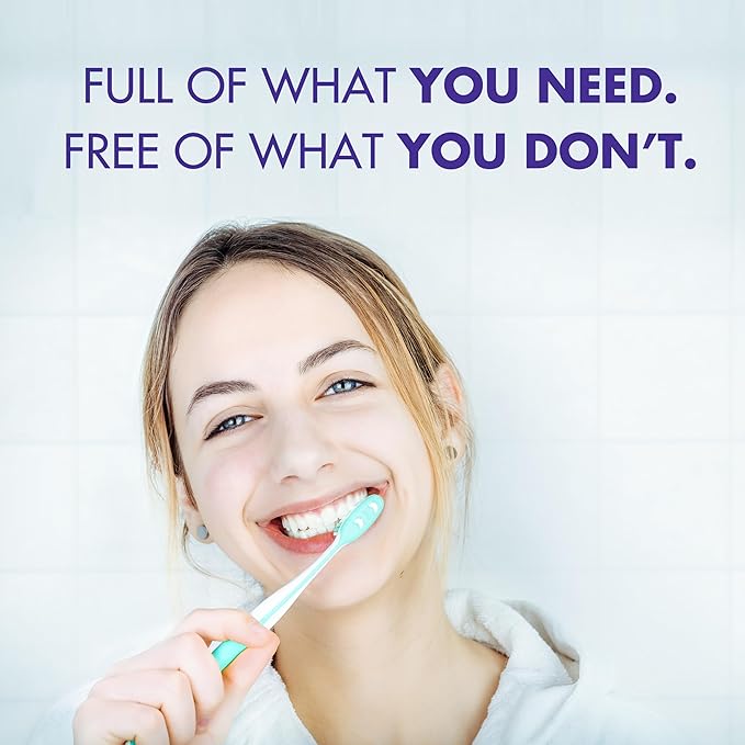ARM & HAMMER Essentials Fluoride-Free Toothpaste, Whitening + Activated Charcoal Toothpaste, 4 Pack of 4.3oz Tubes, Clean Mint, 100% Natural Baking Soda