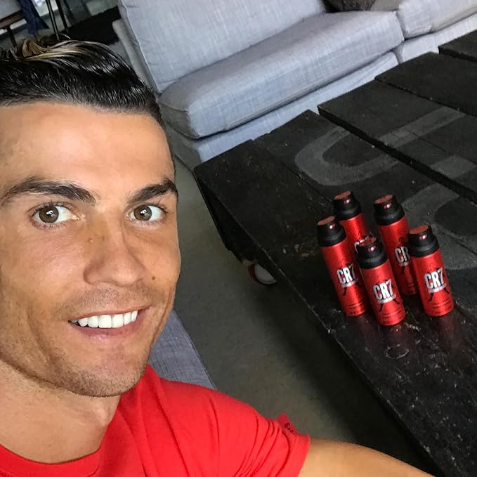 CR7 Cristiano Ronaldo - Eau De Toilette Cologne Scent for Men - Woody, Musky Scent with Lavender, Cardamom, Tobacco, and Cedar - From Cristiano Ronaldo’s Original Men’s Fragrance Collection - 6.8 oz