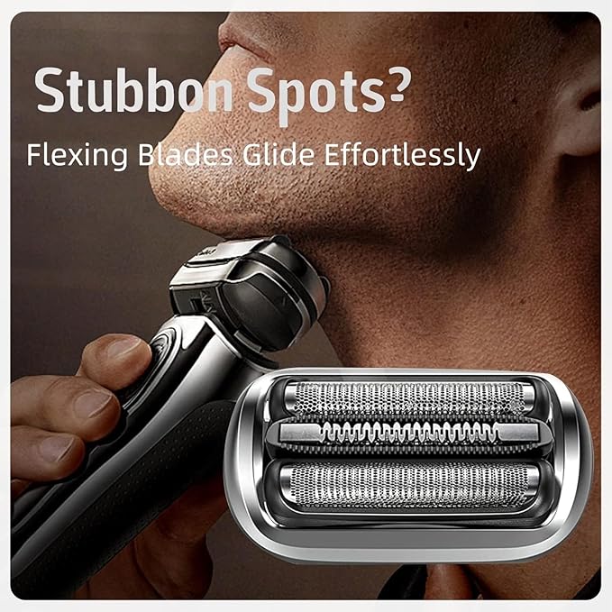 Series 7 Replacement Head Compatible with Braun S7 Shaver, Foil & Cutter Precision Fit 7020s, 7025s, 7085cc, 7027cs, 7071cc and 7075cc head shaver