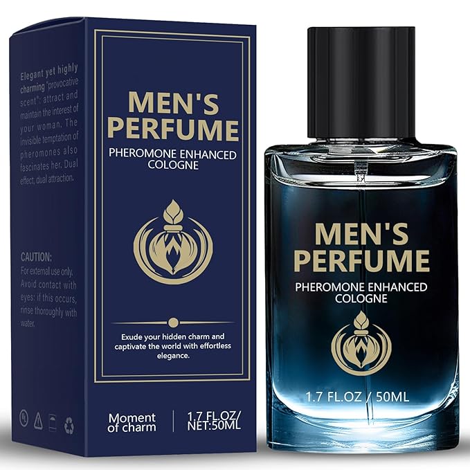 Richie House Premium Pheromone Cologne for Men - 50ml Long-Lasting Scent to Boost Attraction & Confidence, Unique Signature Fragrance