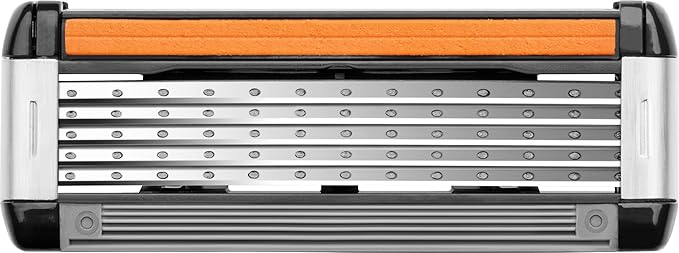 BIC Hybrid 5 Flex Men's Razor Refills with 5 Moveable Nano-Tech Titanium Blades - Box of 8 Cartridges