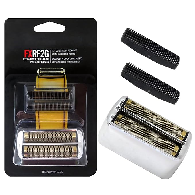 New DEARCOOL Electric Men Shaver Replacement Foil & Cutters Suitable for BaBylis-PRO Metal-FX FXRF2 Foil Shaver