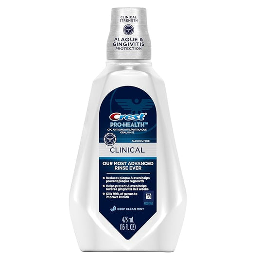 Crest Pro-Health Clinical Deep Clean Mint Mouthwash 473 Ml