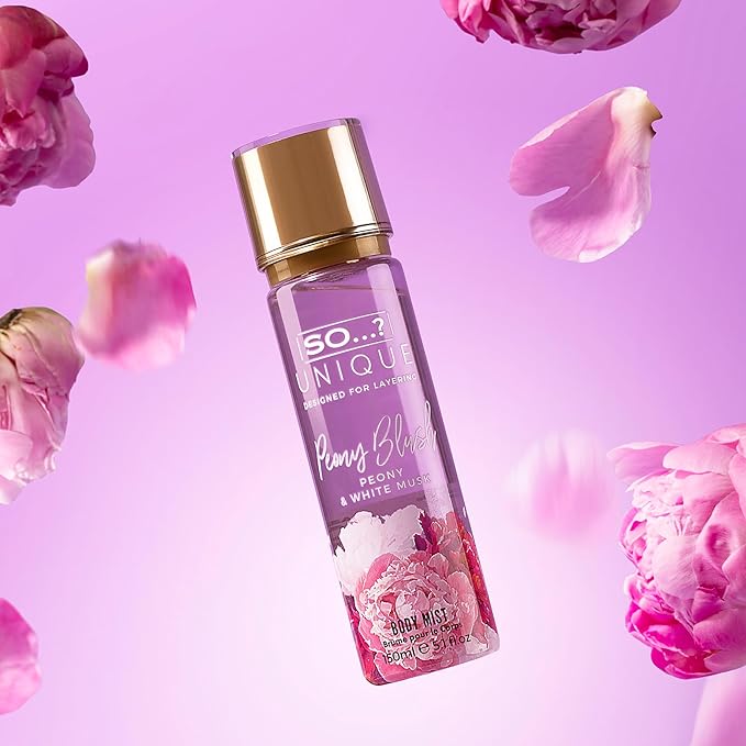 Unique Body Mist - Peony Blush by So…? for Women - 5.1 oz Body Mist - Pack of 2