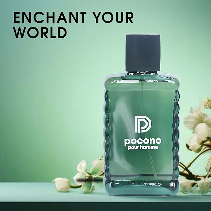 Pocono Men's Cologne,Bold Scent Eau de Toilette,3.4 Fl Oz Perfume for Men Every Day Used