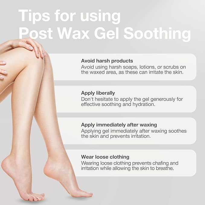 Curacoro Post Wax Gel for After Wax Care | Refreshing, Soothing Gel to Revitalize & Calm Skin After Waxing Treatment