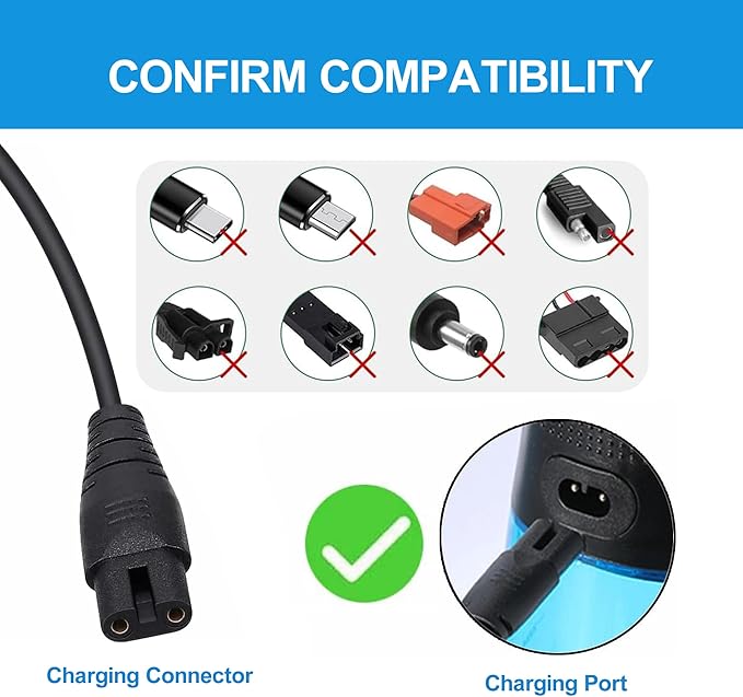 Irrigator Accessories Charger Cord Replacement Compatible with COSLUS, Aquasonic,Nicwell, Nicefeel, MOSPRO, Oralfree Water Flosser (1Pack)