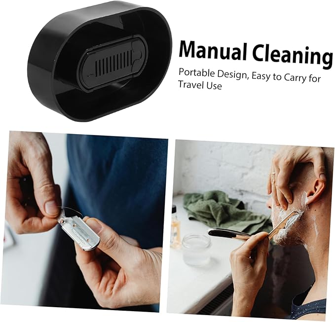 VICASKY Razor Cleaning Kit Electric Razor Cleaner for Men Pocket Shaver Cleaner Reusable Tool