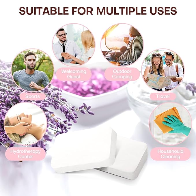 Disposable Face Towel 20 Count Compressed Towel Tablets 12×9 Inch Washcloths for Facial Cleansing Skincare Routine Hotel Stay Bathroom Gym Workout Camping Hiking Portable Travel Cloths (Pink)