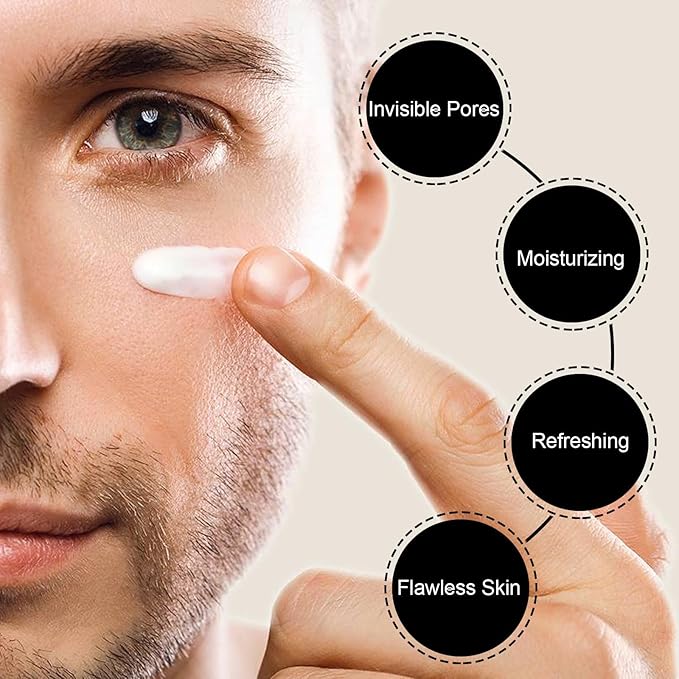 Manscode Men's Moisturizing Concealer - Face Cream for Men, 2pcs