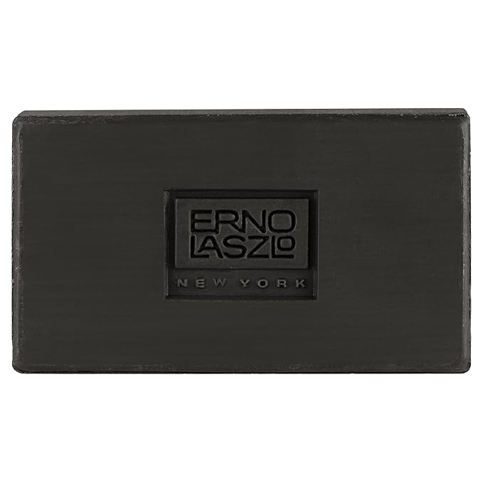 Erno Laszlo Sea Mud Deep Cleansing Face Wash Bar, Detox Charcoal Soap Bar with Dead Sea Mud, Removes Excess Oil, Unclogs Pores, Gently Exfoliates & Purifies Skin, For Oily, Blemish-Prone Skin, 1.7 oz