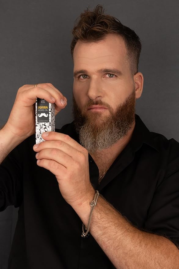 Premium Beard & Mustache Grooming Kit: Boar Bristle Brush & Wide Tooth Comb - Tame & Style Your Facial Hair - Achieve a Flawless Look - for Men - Order Now!