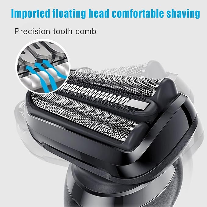 53B Series 5 Shaver Replacement Heads for Braun Series 5/6 Electric Foil Shaver 5020cs 5018s 5035s 5049cs 5050cs 6020s 6040cs 6075cc 6072cc 6090cc,2Pack