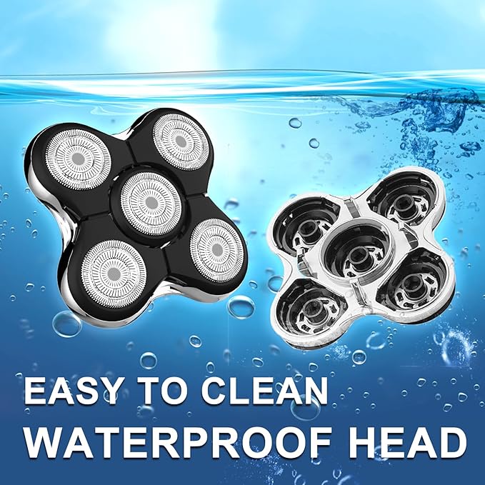 Shaver Replacment Heads Pro Head Shaver Replacement Blades Compatible with Re-ming-ton Balder Pro Head Shaver Model XR7000 precision electric razor replacement heads for bald men (3 PACKS)