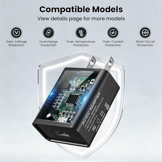 5V 1A Charger Fit for Philips Norelco OneBlade QP2724 QP2834 MG5910 MG7910 MG9510, USB Charging Cord for philips Wet & Dry Shavers Compatible with 2000, 3000, 7000 Series Trimmers