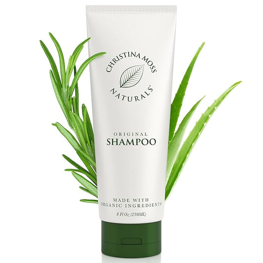 Christina Moss Naturals Shampoo Natural and Organic Ingredients, Sulfate-Free, Paraben-Free, Cruelty-Free, Vegan, Unscented, Responsible Beauty