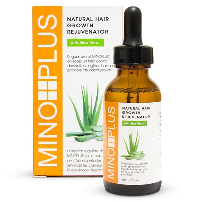 Natural Hair Growth Serum - 60ml / 2fl oz – For Longer, Stronger Thicker, Fuller Hair - Formulated to Prevent Hair Loss, Hair Fall, with Aloe Vera