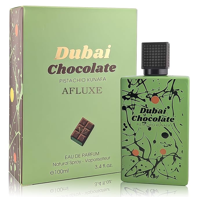 Men's Cologne Dubai Chocolate Noteds with Sweet Gourmand,Caramel & Pistachio - Eau de Parfum Long-Lasting Fragrance for Unisex Perfume, 3.40 Ounce / 100 ml Inspired Luxury Scent