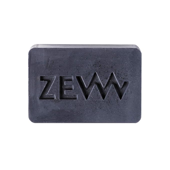 Zew For Men - Natural Beard Soap Bar With Activated Carbon 81g