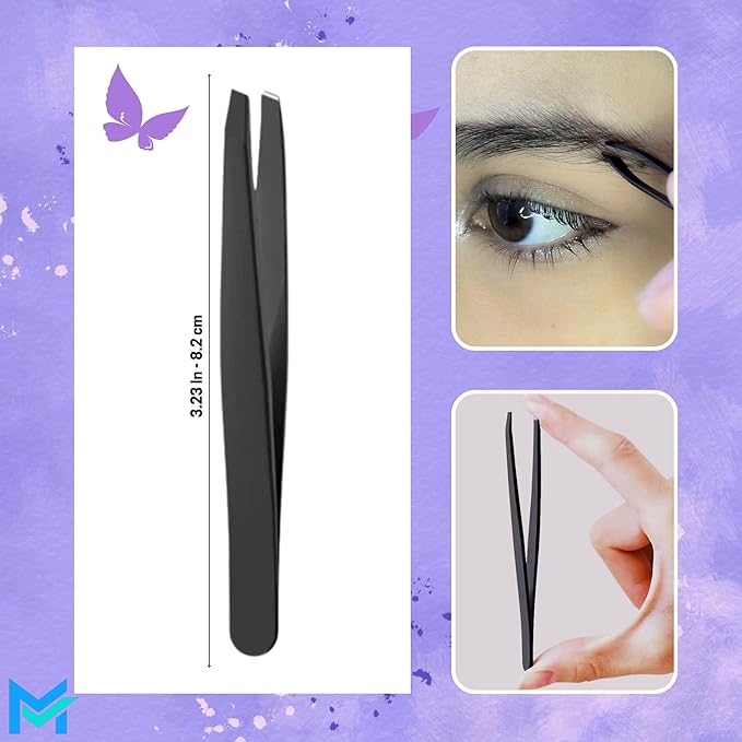 Eyebrow Kit for Women and Men. Eyebrow Grooming Kit Including: Eyebrow Brush, Eyebrow Razor, Eyebrow Comb, Eyebrow Scissors with Comb, Folding Eyebrow Knife, Scissors, Eyebrow Trimmer, Eyelash Comb