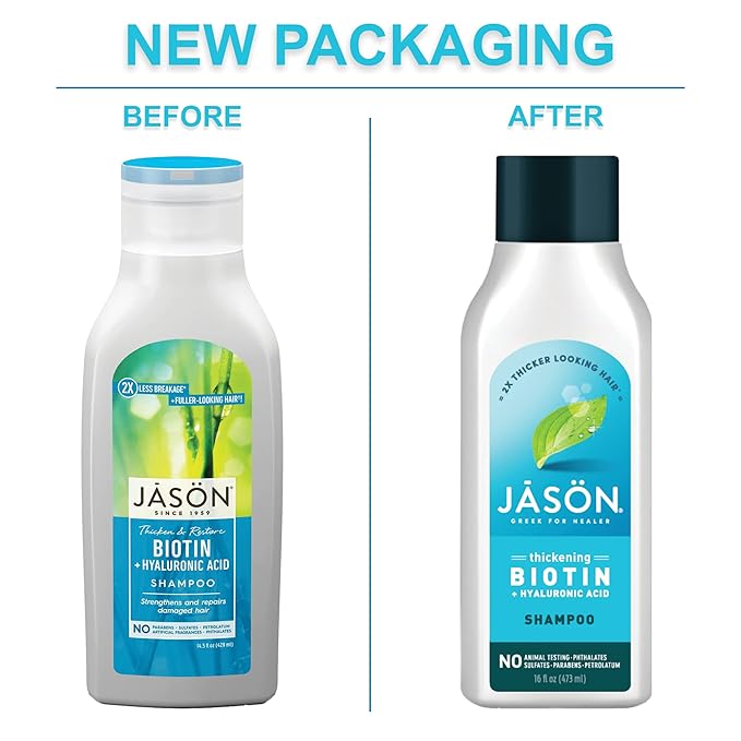 Jason Restorative Biotin Shampoo, 16 oz