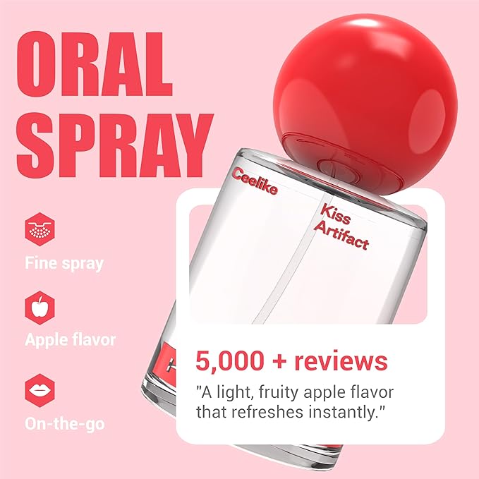Oral Spray - Fresh Breath, Mint & Tangy Apple Cider Flavors, 20ml (Pack of 2) - Freshness for Daily Oral Care