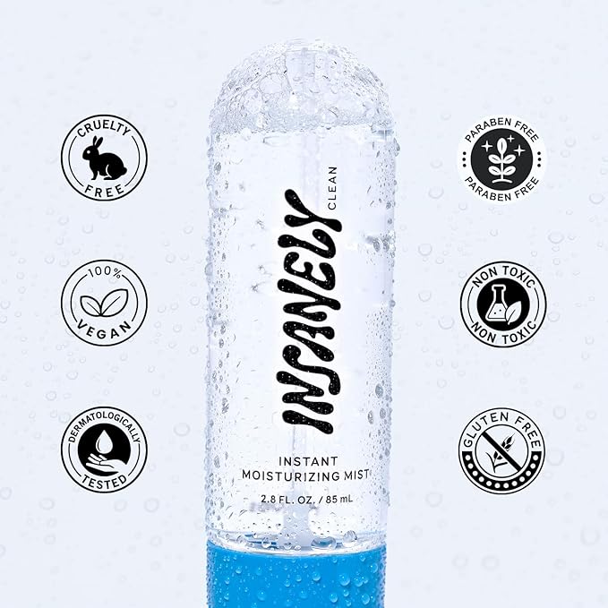 Instant Moisturizer Mist for Men | Lightweight Face Moisturizer Spray with Y-7 Vitamin Complex | Hydrating Non-Drying Formula | All Skin Types | Natural & Vegan | 2.8 fl oz