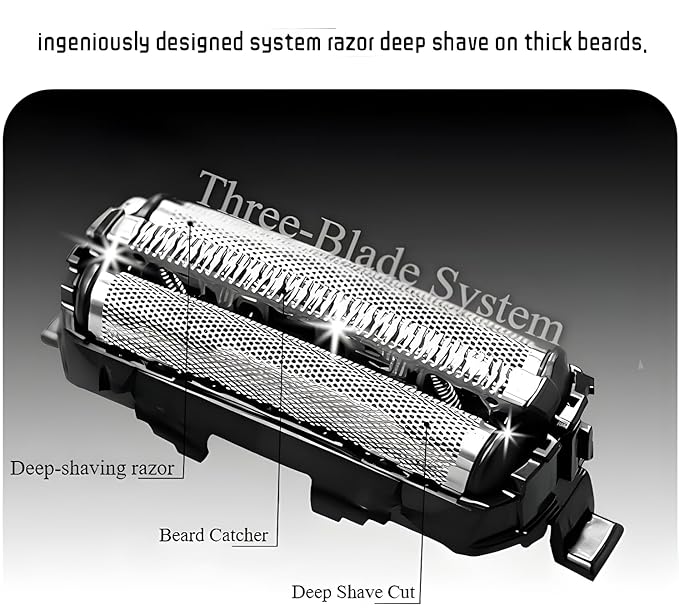 Men's Shaver Replacement Outer Foil+Inner Shaver Accessories ES9087 ES9068 ES8101 Electric Shaver Head Cutter Blade ES-CST2Q, ES-CST2S, ES-CST2R, ES-CST2T, ES-LT41