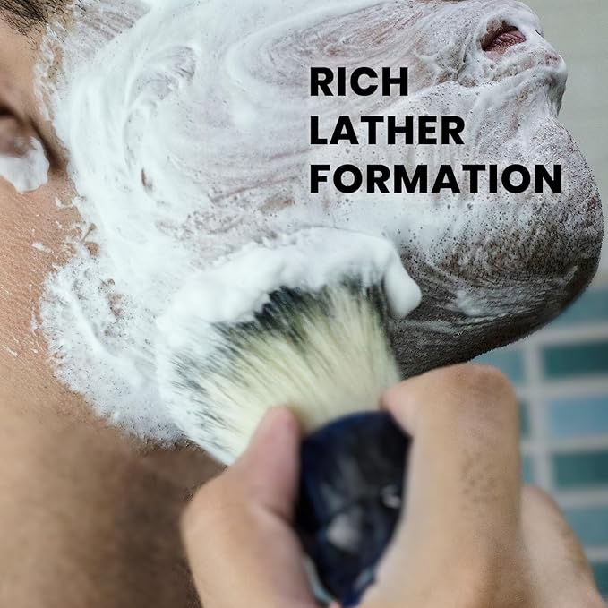 Boar Bristle Shaving Brush for Men – 28mm Knot Premium Wet Shave Brush with Maroon Handle, Create Thick Foamy Lather, Gentle on Skin, Perfect for Regular Use