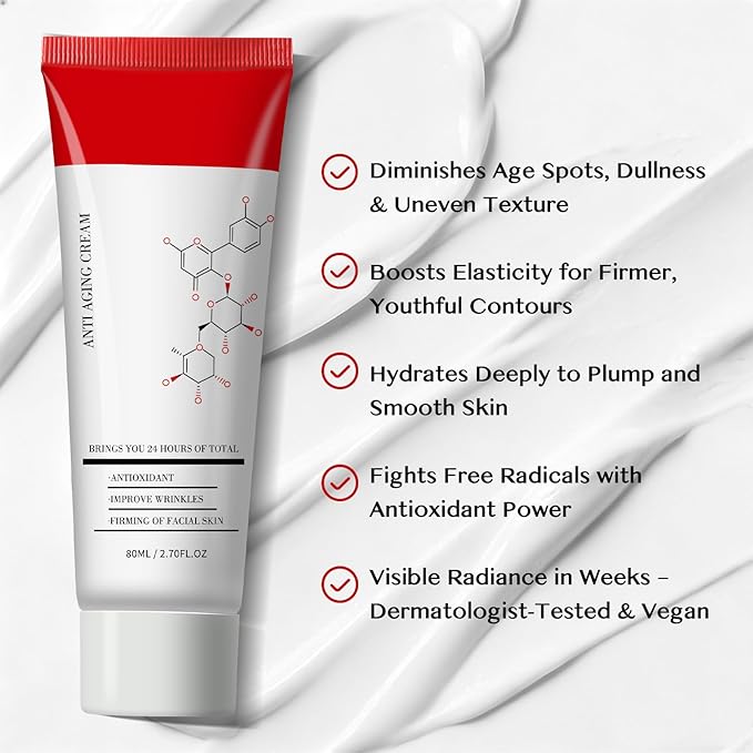 Skincare All In One Anti Aging Face Cream — Retinol & Peptide Anti Aging Face Moisturizer, Facial Firming & Skin Tightening Cream for Face & Neck, Fine Lines & Wrinkles, For Women & Men, 2.7 fl oz