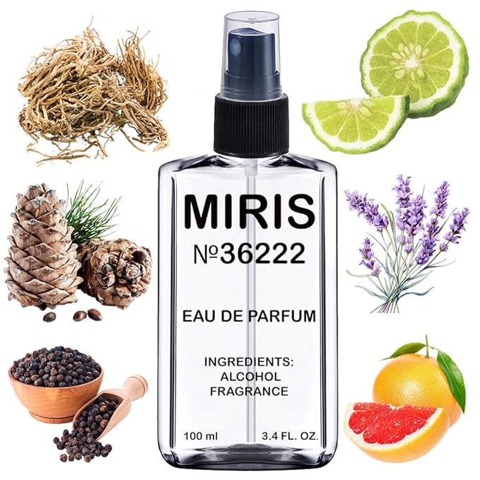 MIRIS No. 36222, Inspired by Blue Label, Long-Lasting Eau de Parfum for Men, Spray 3.4 Fl Oz / 100 ml