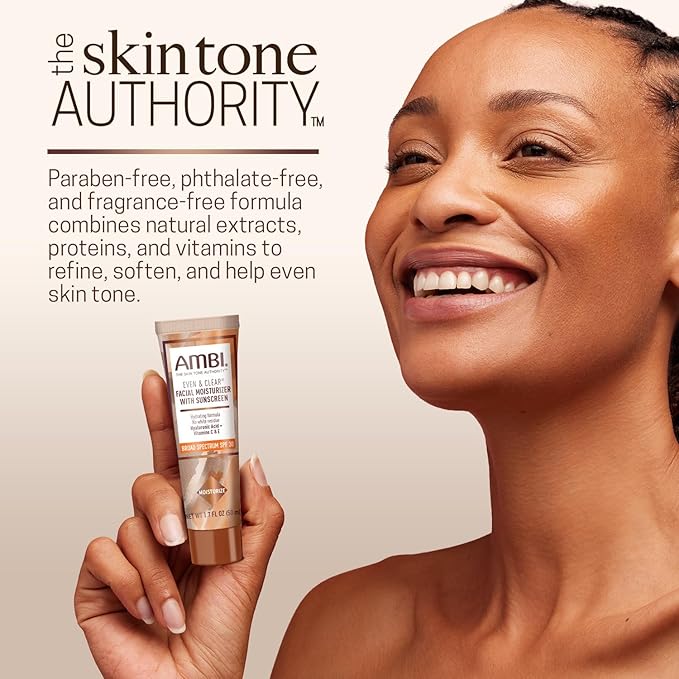 Ambi Even & Clear Facial Moisturizer with Sunscreen SPF 30, 1.7 Ounce