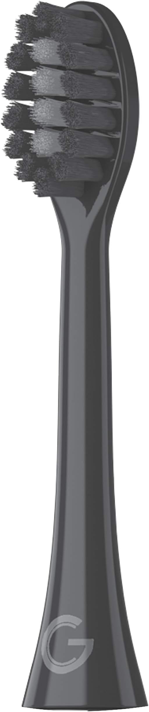 GLEEM Toothbrush Replacement Brush Heads Refill,Black,2 Count (Pack of 2)